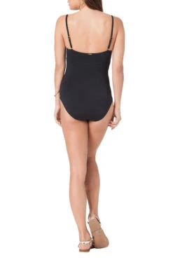Anne Cole - Classic Moderate Leg Maillot One Piece Swimsuit -One-Pieces Store 18mo00101 blk b 9 7059fbbc b2e8 4b18 9d7b 972adb651d1c