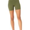 Anne Cole Active - Women's High Waist Bike Short 2 Anne Cole Active - Women's High Waist Bike Short -One-Pieces Store 21MB378 GREENGOOSE 2638
