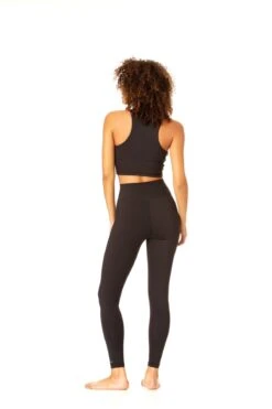 Anne Cole Active - Women's High Neck Crop Top -One-Pieces Store 21MC550 21MT115 21MB375 BLACKNO dcee8f04 e164 492e 985b 9ffc73481a5d