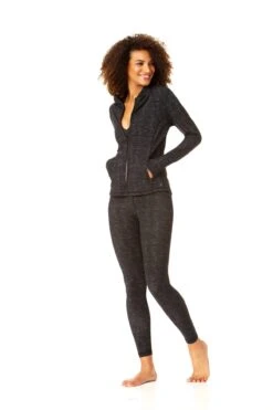 Anne Cole Active - Women's Warmup Jacket -One-Pieces Store 21MC550 21MT116 21MB375 HEATHER copy