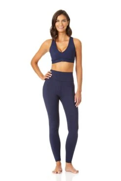 Anne Cole Active - Women's X Back Max Support Bra Top -One-Pieces Store 21MT116 21MB375 NEWNAVY 959