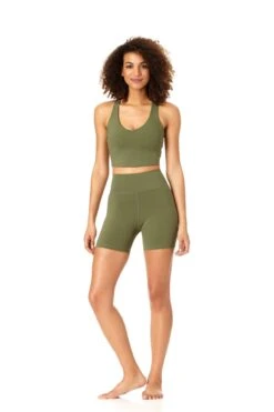 Anne Cole Active - Women's High Waist Bike Short -One-Pieces Store 21MT239 21MB378 GREENGOOSE 3787 9cda8484 8354 448f 8974 44fe42d9395a