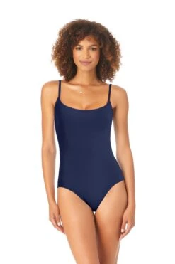 Anne Cole - Long Torso Lingerie Maillot One Piece Swimsuit