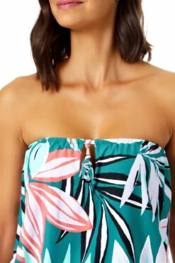 Anne Cole - Tunnel Blouson Bandeau One Piece Swimsuit -One-Pieces Store 22MO09216 MULT