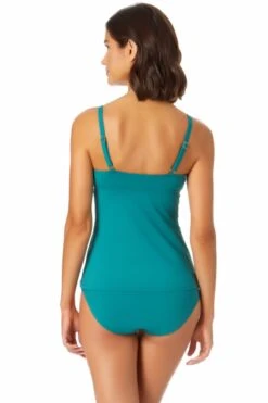 Anne Cole - Underwire Triangle Tankini -One-Pieces Store 22MT23301 MYMB36001 OCGR 4283 ccexpresscopy