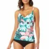 Anne Cole - Surplice Hidden Underwire Tankini Swim Top 2 Anne Cole - Surplice Hidden Underwire Tankini Swim Top -One-Pieces Store 22MT23316 MYMB36001 BLK 2459 ccexpress ccexpress