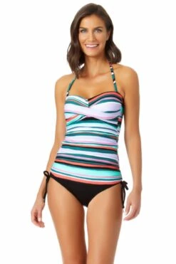 Anne Cole - Twist Front Bandeaukini Swim Top