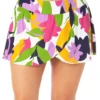 Anne Cole Plus - Soft Band Skirted Swim Bottom -One-Pieces Store 22PB41680 MULT 106 FRONT