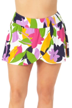 Anne Cole Plus - Soft Band Skirted Swim Bottom