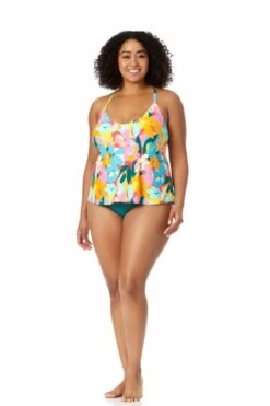 Anne Cole Plus - Easy Triangle Bikini Swim Top 9 Anne Cole Plus - Easy Triangle Bikini Swim Top -One-Pieces Store 22PT224112 MYPB36001 MULT 16
