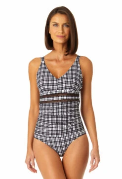 Anne Cole - Women's Trim Triangle One Piece Swimsuit