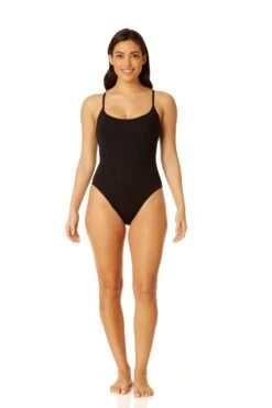 Anne Cole - Vintage High Leg Maillot One Piece -One-Pieces Store 23MO03801 BLK 168