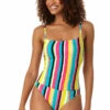 Anne Cole - Women's Shirred Lingerie Maillot One Piece Swimsuit 2 Anne Cole - Women's Shirred Lingerie Maillot One Piece Swimsuit -One-Pieces Store 23MO05784 MULT 1854 FRONT