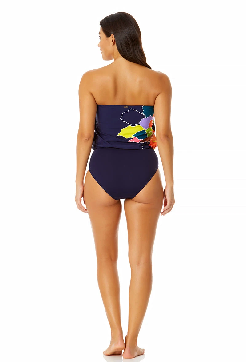Anne Cole - Women's Strapless Blouson Keyhole One Piece Swimsuit 8 Anne Cole - Women's Strapless Blouson Keyhole One Piece Swimsuit - Image 6