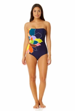 Anne Cole - Women's Classic Strapless One Piece Swimsuit -One-Pieces Store 23MO09950 MULT 1275