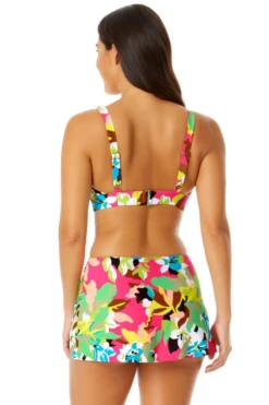 Anne Cole - Women's Asymmetric Ring Bralette Bikini Top -One-Pieces Store 23MT13165 MULT 23MB41965 MULT 690 2