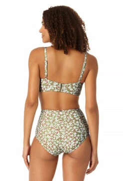 Anne Cole - Women's Center Cinch Bandeau Bikini Swim Top -One-Pieces Store 23MT13359 MULT 23MB33659 MULT 0340 BACK