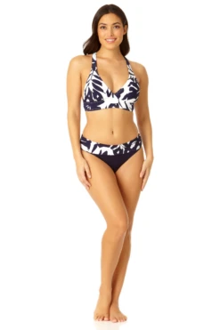 Anne Cole - Women's Crossback Bikini Swim Top -One-Pieces Store 23MT19318 NAWH MYMB35301 NAVY 1705 1