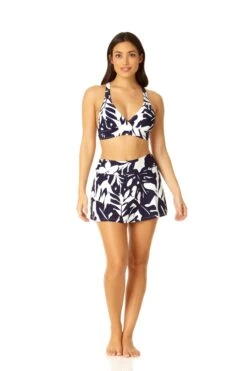 Anne Cole - Women's Crossback Bikini Swim Top -One-Pieces Store 23MT19318 NAWH MYMB35301 NAVY 1705 3