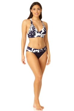 Anne Cole - Women's Crossback Bikini Swim Top -One-Pieces Store 23MT19318 NAWH MYMB35301 NAVY 1705 7