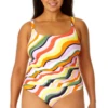 Anne Cole Plus - Women's Shirred Lingerie Maillot One Piece Swimsuit -One-Pieces Store 23PO05722 MULT 875 5