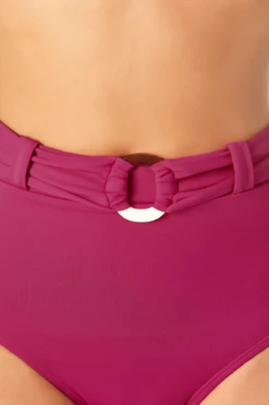 Anne Cole - Belted High Waist Swim Bottom 10 Anne Cole - Belted High Waist Swim Bottom -One-Pieces Store AnneCole BeltedHighWaistSwimBottom 1470 22MB36901 BERR jpg