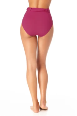 Anne Cole - Belted High Waist Swim Bottom 9 Anne Cole - Belted High Waist Swim Bottom -One-Pieces Store AnneCole BeltedHighWaistSwimBottom 1476 22MB36901 BERR jpg