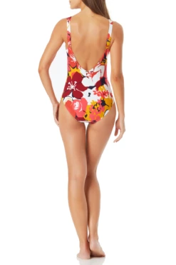 Anne Cole - Center Front Beaded Plunge One Piece Swimsuit -One-Pieces Store AnneCole CenterFrontBeadedPlungeOnePiece MULTI 606 21MO09702.JPG 28e5bb78 caea 4564 ab80 a0adb9532d51