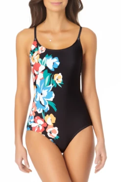 Anne Cole - Engineered Lace Back One Piece Maillot