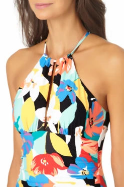 Anne Cole - High Neck With Keyhole One Piece Swimsuit 13 Anne Cole - High Neck With Keyhole One Piece Swimsuit -One-Pieces Store AnneCole HighNeckWithKeyholeOnePieceSwimsuit 314 21MO06485 MULT Muti jpg