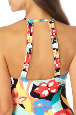 Anne Cole - High Neck With Keyhole One Piece Swimsuit 14 Anne Cole - High Neck With Keyhole One Piece Swimsuit -One-Pieces Store AnneCole HighNeckWithKeyholeOnePieceSwimsuit 315 21MO06485 MULT Muti jpg