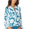 Anne Cole - Long Sleeve Zip Front Rash Guard Top -One-Pieces Store AnneCole LongSleeveZipFrontRashGuardTop 154 22MC54466 TEPT FRONT jpg