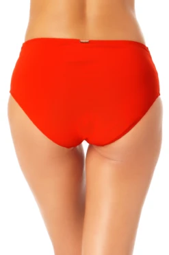 Anne Cole - Mid Rise Bikini Bottom -One-Pieces Store AnneCole MidRiseBikiniBottom 2602 22MB34301 TRPRD BACK jpg
