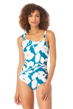 Anne Cole - Off The Shoulder Twist One Piece Swimsuit -One-Pieces Store AnneCole OfftheShoulderTwitsOnePieceSwimsuit 1123 22MO06666 TEPT FRONT jpg