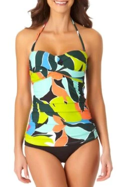 Anne Cole - Twist Front Bandeaukini Swim Top 12 Anne Cole - Twist Front Bandeaukini Swim Top -One-Pieces Store AnneCole Resort Twist Front Bandeaukini Swim Top 162 20MT25028 FRONT jpg
