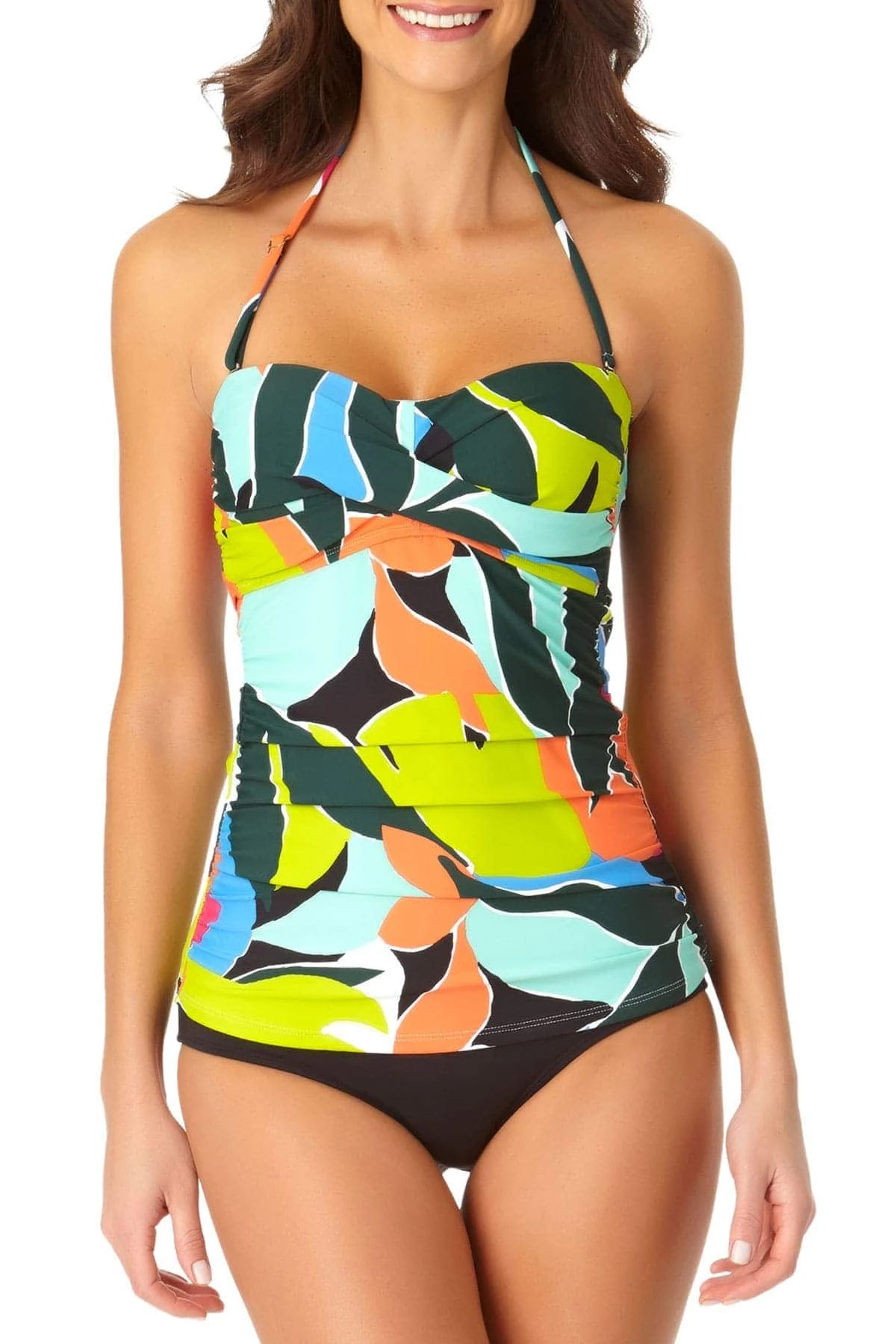 Anne Cole - Twist Front Bandeaukini Swim Top 6 Anne Cole - Twist Front Bandeaukini Swim Top - Image 4