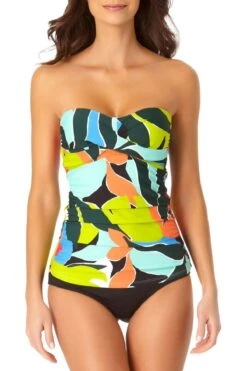Anne Cole - Twist Front Bandeaukini Swim Top