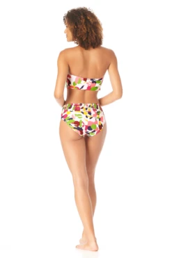 Anne Cole - Women's Smocked Pullover Bikini Swim Top -One-Pieces Store AnneCole SmockedPulloverBikiniSwimTop 227 22MT11163 MULT jpg