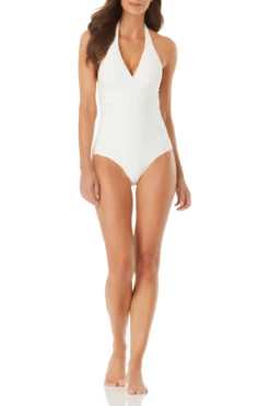 Anne Cole - Textured Halter Band One Piece Swimsuit -One-Pieces Store AnneCole TexturedHalterBandOnePiece IVY 1395 21MO01573.JPG a6981dbe 4a92 4f54 b00a ac004dafa65e
