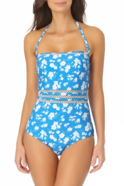 Anne Cole - Trim Bandeau One Piece Swimsuit