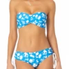 Anne Cole - Twist Front Lace Back Bandeau Bikini Top