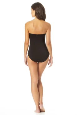 Anne Cole - Twist Mesh Belt Strapless One Piece Swimsuit -One-Pieces Store AnneCole TwistMeshBeltStraplessOnePieceSwimsuit 874 22MO07601 BLK jpg