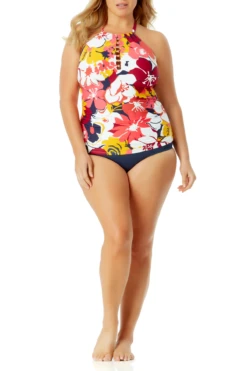 Anne Cole Plus - High Neck Beaded Tankini Top -One-Pieces Store AnneColePlus HighNeckBeadedTankiniTop NVY 367 21PT29502.JPG 9a149bff 020e 48db 8593 79582dd0ccb9