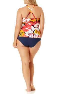 Anne Cole Plus - High Neck Beaded Tankini Top -One-Pieces Store AnneColePlus HighNeckBeadedTankiniTop NVY 388 21PT29502.JPG f572a3d7 bd90 45a8 9a8b 283db2ca9317