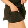 Anne Cole - Women's Skort Swim Bottom 2 Anne Cole - Women's Skort Swim Bottom -One-Pieces Store MYMB42001 BLK 1928 1