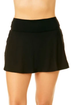 Anne Cole - Women's Skort Swim Bottom 14 Anne Cole - Women's Skort Swim Bottom -One-Pieces Store MYMB42001 BLK 1928 2