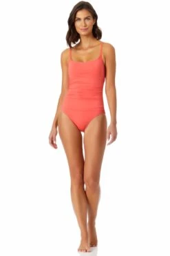 Anne Cole - Shirred Lingerie Maillot One Piece -One-Pieces Store MYMO05701 JCY