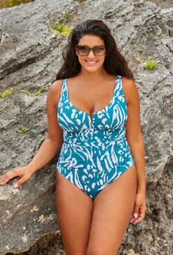 Anne Cole Plus - Women's V-Wire One Piece Swimsuit -One-Pieces Store Myproject 17