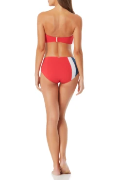 Anne Cole - Colorblock Bandeau Bikini Top -One-Pieces Store anne cole color block bandeau back 1159 21MT19674
