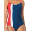 Anne Cole - Colorblock Lingerie Maillot One Piece Swimsuit -One-Pieces Store anne cole color block lingerie maillot crop 1287 21MO02474
